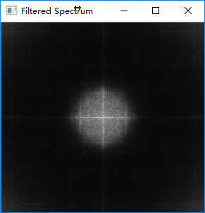 filtered spectrum