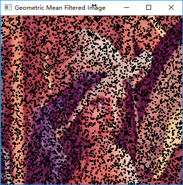几何均值滤波后的图像