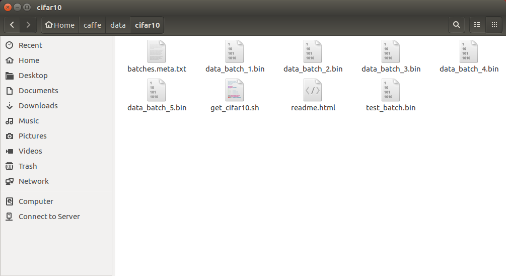 CIFAR-10 batches